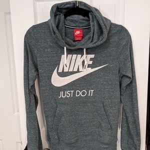 Nike Gray lightweight organic cotton Hoodie. -like new without tags